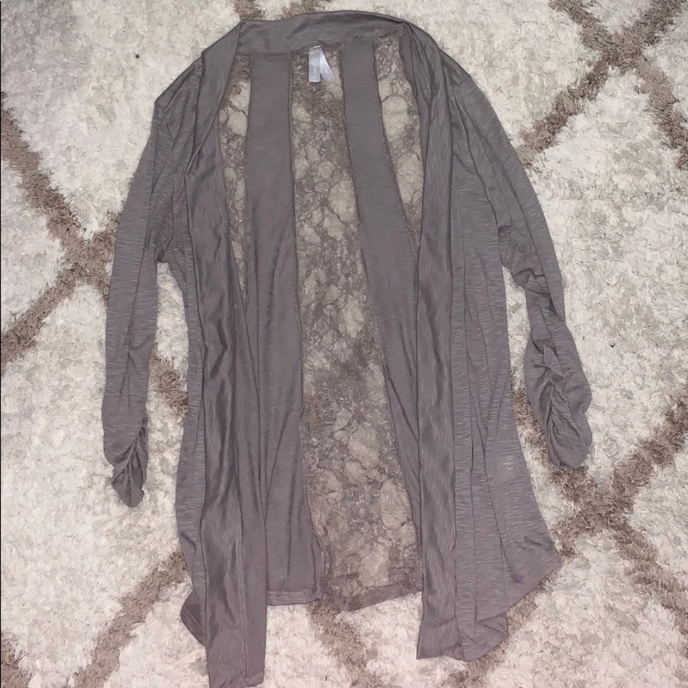 Gray Vanity Cardigan